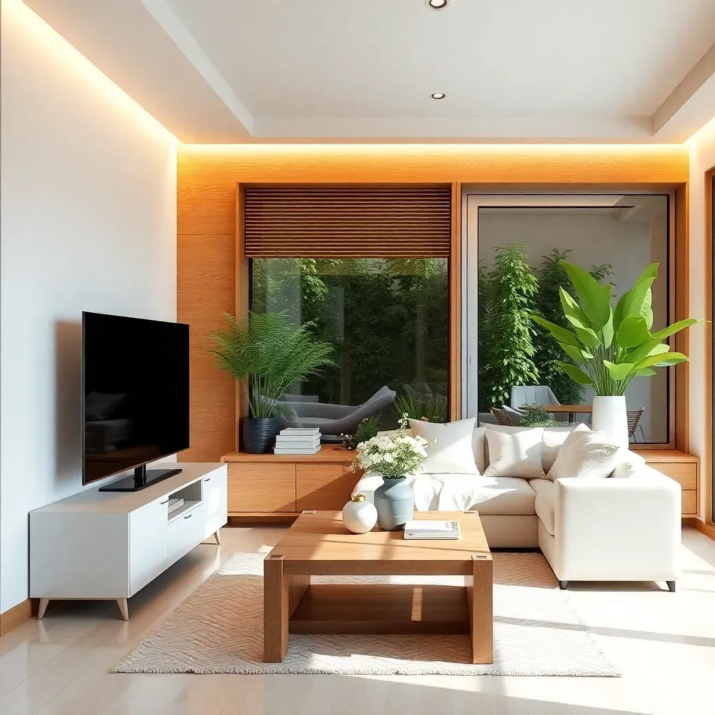 A clean, fresh living space